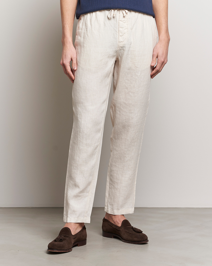 Men's Linen Relaxed Pants | 100% Natural Italian Style with Drawstring –  Claudio Milano